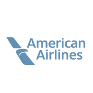 Vector illustration of the stylized American Airlines logo for SkyMemo, an app designed for cabin crews