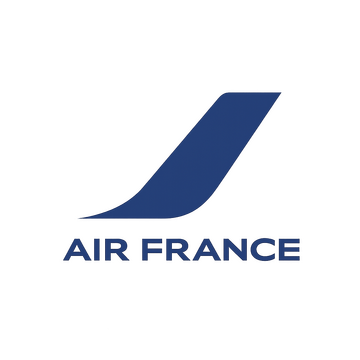 Air France crew-friendly app icon Vector illustration of the stylized Air France logo for SkyMemo, an app designed for cabin crews